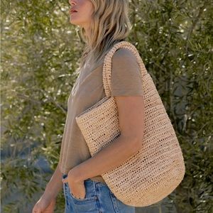 COPY - Jenni Kayne Raffia Beach Tote